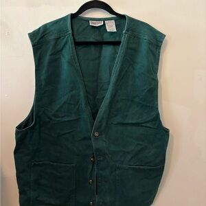 Forest Green Men's Utility Vest